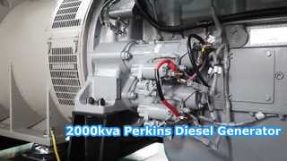 Solución de energía del generador diesel Perkins de 2000 kva