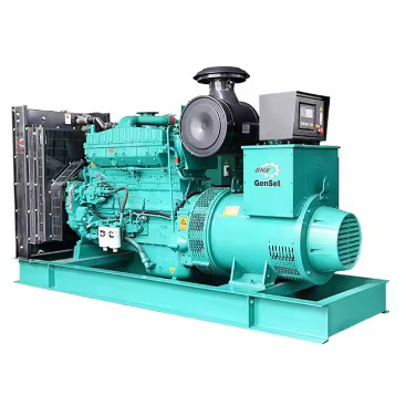 comprar Conjunto de generadores diesel 550KVA Cummins Motor Generador Central eléctrica de marco abierto Generador eléctrico Generador alternador para edificios de fábricas online manufacture