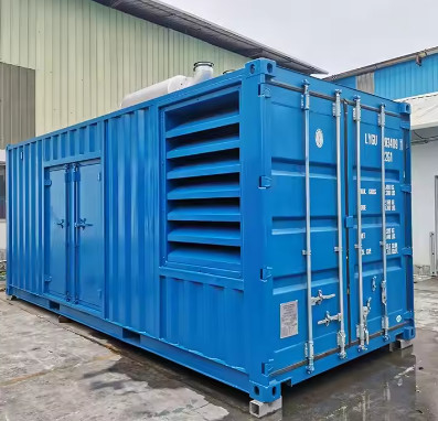 comprar 1350KVA Conjunto de generador de diesel súper silencioso con motor de potencia SHX Generador de contenedor de diesel Generador de planta eléctrica Generador alternador para industrial online manufacture