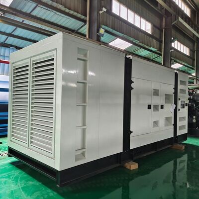 comprar 1250kva 1000kw Generador diesel de tipo silencioso para motor de tres fases arranque automático ATS Opción pantalla digital LCD 50/60Hz online manufacture