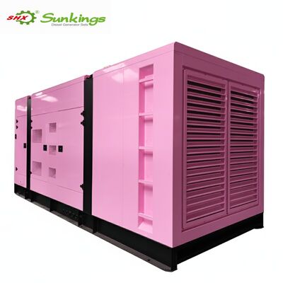 comprar Generador diésel rosa trifásico de 800KVA/640KW personalizado con alternador ATS Stamford 50/60 Hz Tipo silencioso de frecuencia online manufacture