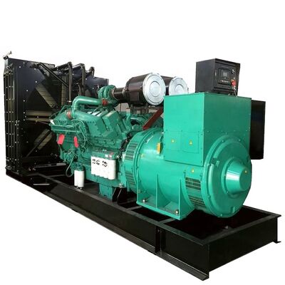 comprar Conjunto de generadores diesel de tipo SHX de marco abierto y refrigeración por agua Cummins 1375kva 110kw online manufacture