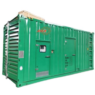 comprar Contenedor SHX Tipo abierto con bajo ruido Cummins Motor Genset 1000kva 800kw Conjunto de generador diesel industrial de alta potencia de 3 fases online manufacture
