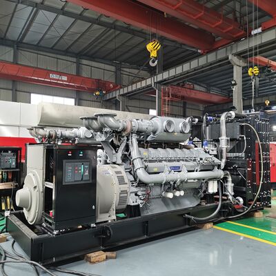comprar Generador diesel de tipo abierto refrescado por agua 1000kva 500kw 1000kw 1500kw Generadores diesel Conjunto con generador diesel de 3 fases online manufacture
