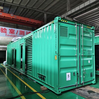 comprar Grupo electrógeno diésel tipo contenedor de 1000kw, 1200kw, 1500kw, planta de energía industrial, grupo electrógeno diésel con motor Weichai online manufacture