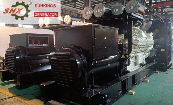 generador de estado de excepción 2000kva 3 alternador sin cepillo de la fase 400V