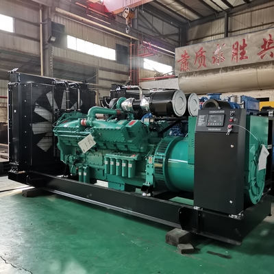 Megavatios diesel refrigerados por agua Genset 1Mw del sistema de generador de 1000kw Cummins 1