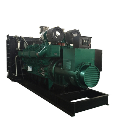 CA Turbocharged del generador diesel del poder de 50Hz 400V 1mw sistema de DG de 3 fases