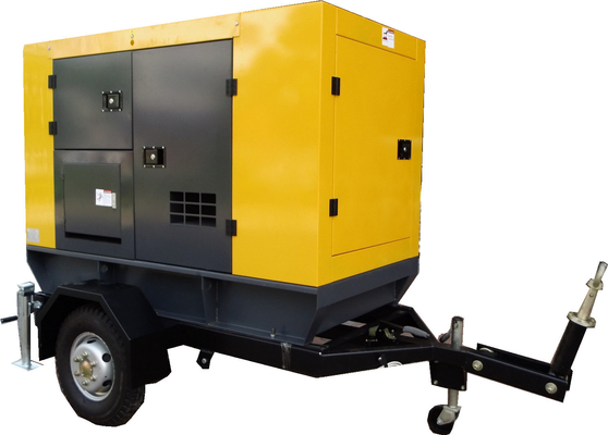 El remolque de SHX montó el generador de reserva silencioso continuo diesel del generador 300kva